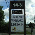 Street View Baton Rouge Aluminum Signs, Tigerland Vineyard Church Photo - Greater Baton Rouge Signs