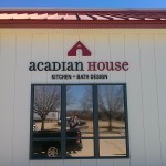 Acadian House Nonlit - Letters Sign