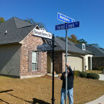 Forest Creek Subdivision - Beautyberry Dr. & Forest Creek Dr. Street Signs Photo - Greater Baton Rouge Signs