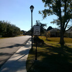 Forest Creek Subdivision - Speed Limit Sign Photo - Greater Baton Rouge Signs