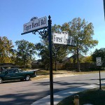 Forest Creek Subdivision - Tiger Bend Rd. & Forest Creek Dr. Street Signs Photo - Greater Baton Rouge Signs